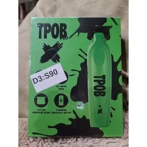 TPOB X Digital Brushless 6800rpm Slime Metal Professional Hair X Clipper Green